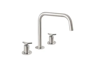 TOMEO 6310038T - 3 hole single handle countertop washbasin mixer _ QD Magistro Lab